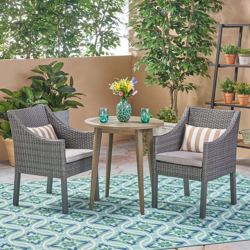 Camden 3 Piece Bistro Set Images