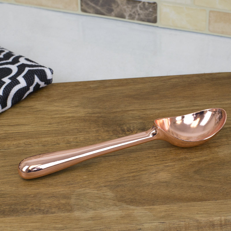 copper ice cream scoop