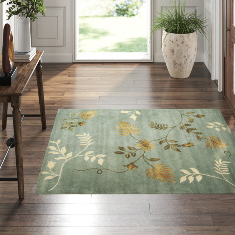 Safavieh Soho Hand Tufted Wool Teal Green Gold Beige Area Rug Reviews Perigold