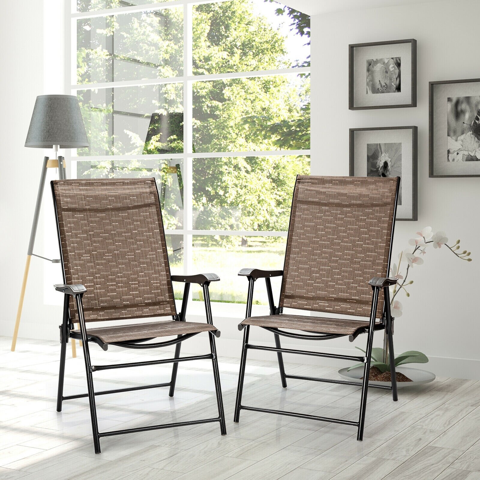 folding garden chair set