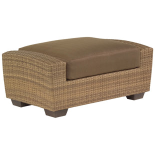 Go to store & view more images Saddleback Ottoman with Cushion by Woodard