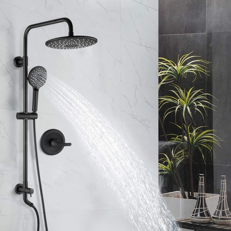 Adjustable Home Bathroom Bath Rainfall Shower Head Holder Bracket Holder T 