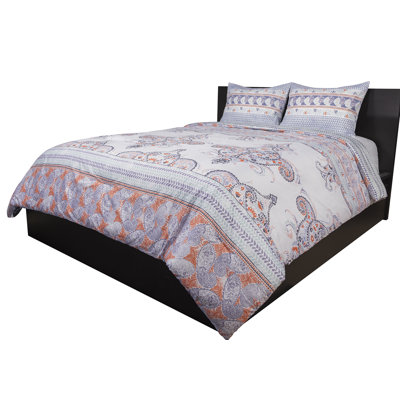 Bloomsbury Market Moncada 3 Piece Reversible Comforter Set