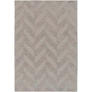 Castro Grey Chevron Carrie Area Rug