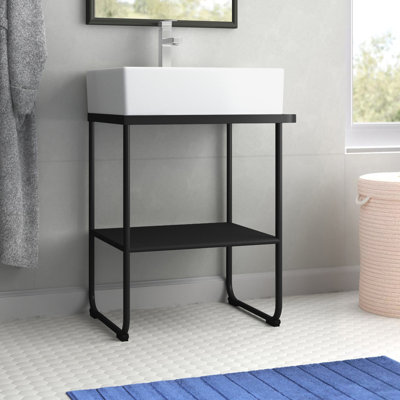 Tyshianna 25.5" Single Bathroom Vanity Set