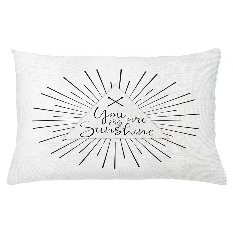 charcoal grey lumbar pillow