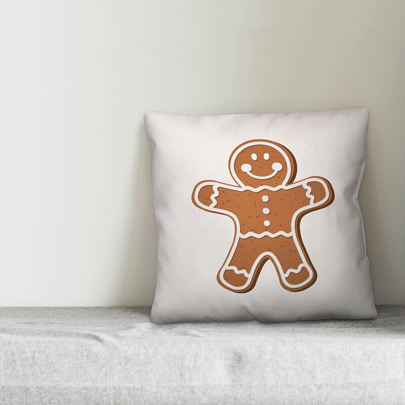 gingerbread man pillow