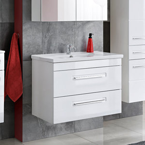 Belfry Bathroom 80 cm Wandmontierter Waschtischu..