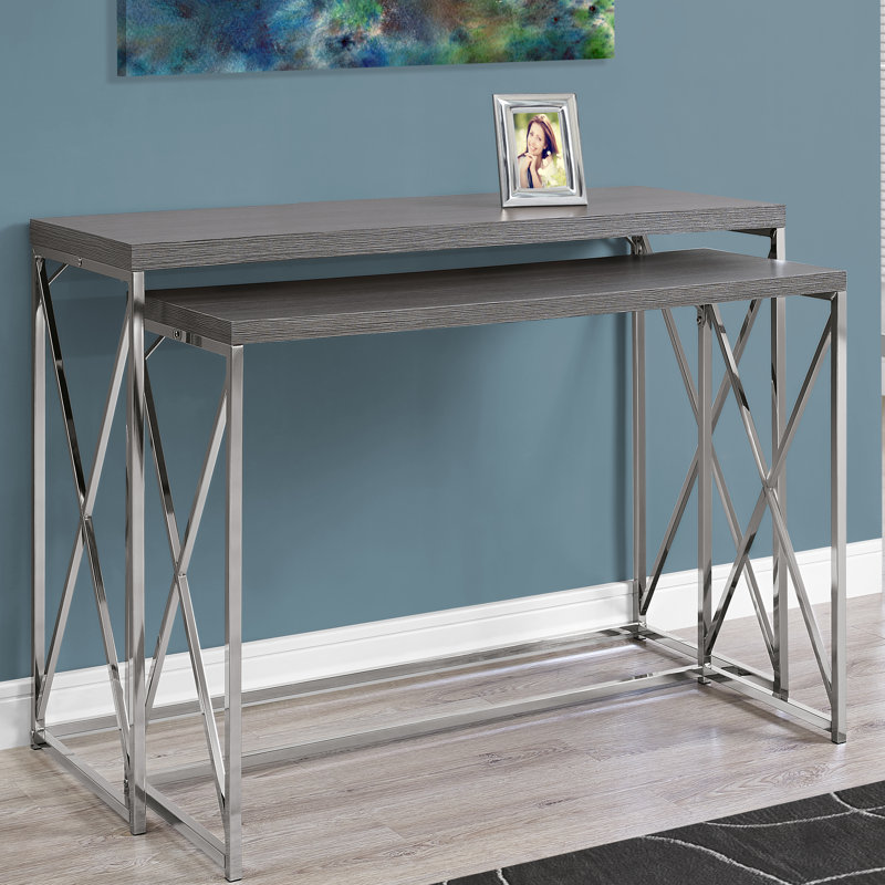 Monarch Specialties Inc. 2 Piece Console Table Set & Reviews | Wayfair Monarch Specialties Inc. 2 Piece Console Table Set & Reviews | Wayfair
