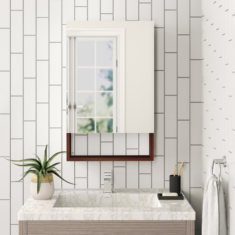 Knott 19 63 X 31 5 Surface Mount Frameless Medicine Cabinet Reviews Joss Main