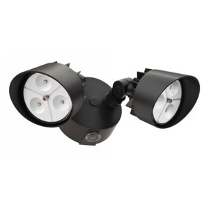 Dusk to Dawn 2-Light LED Outdoor Spotlight