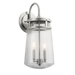 Go to store & view more images Tannis 2-Light Outdoor Wall Lantern by Breakwater Bay