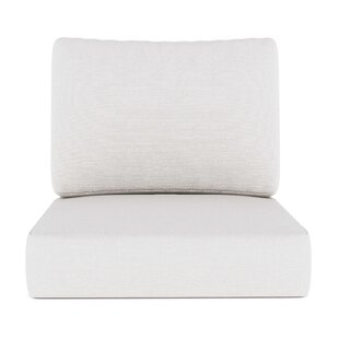 Grey Linens Limited Upholstery Foam Seat Pad With Removable Polycotton Cover
