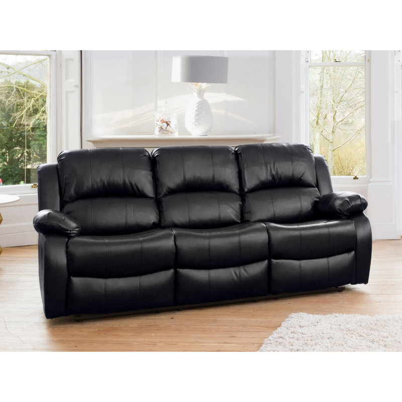 Brayden Studio Madeline Lonsdale 3 Seater Reclining Sofa Wayfair Brayden Studio Madeline Lonsdale 3