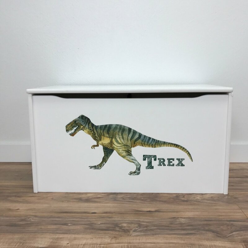 dinosaur toy basket