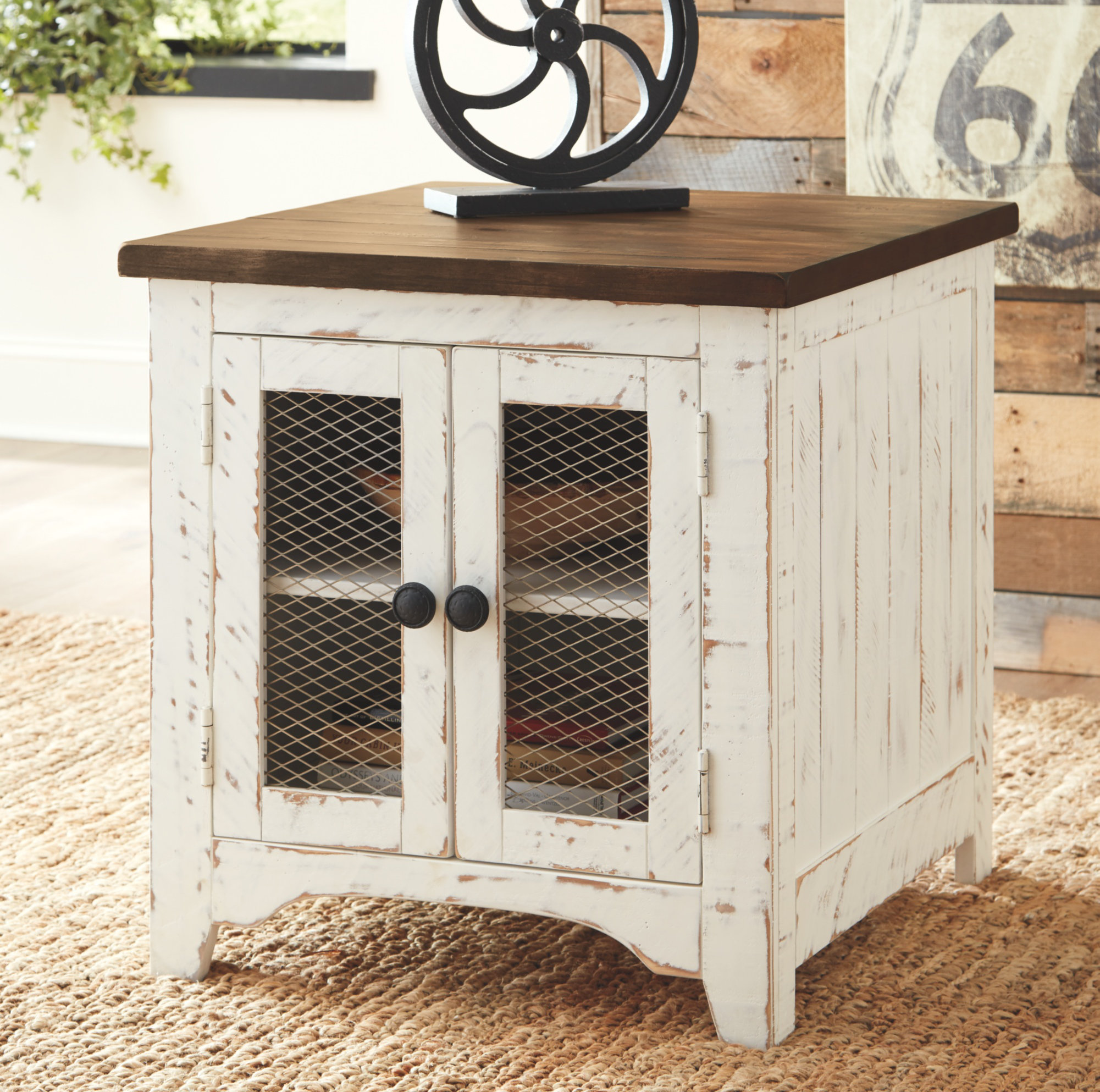 Gracie Oaks Etha 25'' Tall End Table & Reviews Wayfair
