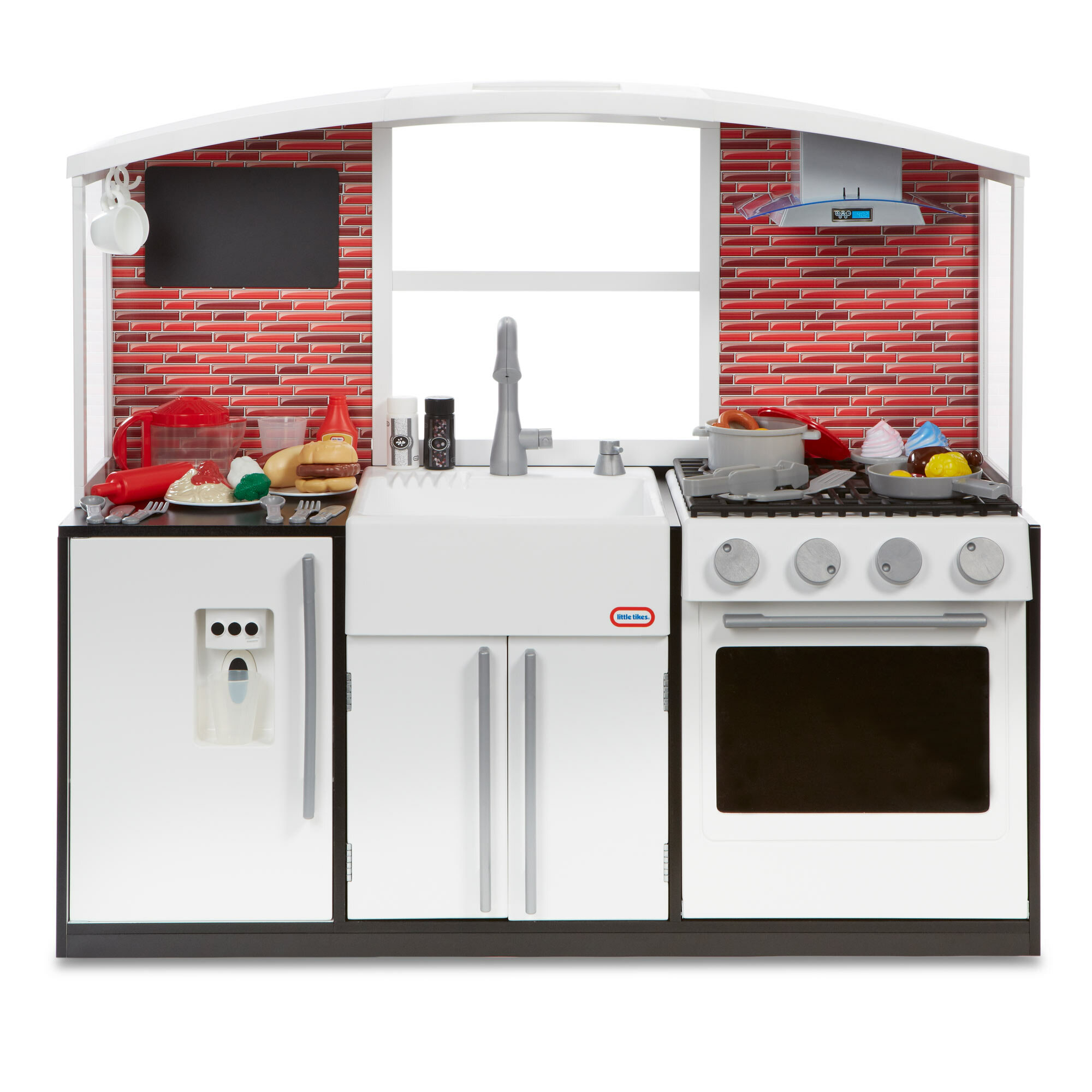 little tikes red and white kitchen