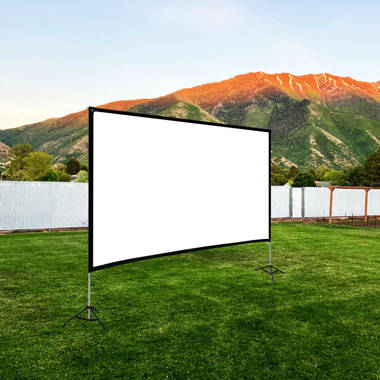 Projector Screen 140 Inch 16:9 NIERBO Portable Movies Screen HD Projection Screen for Home Indoor Outdoor 
