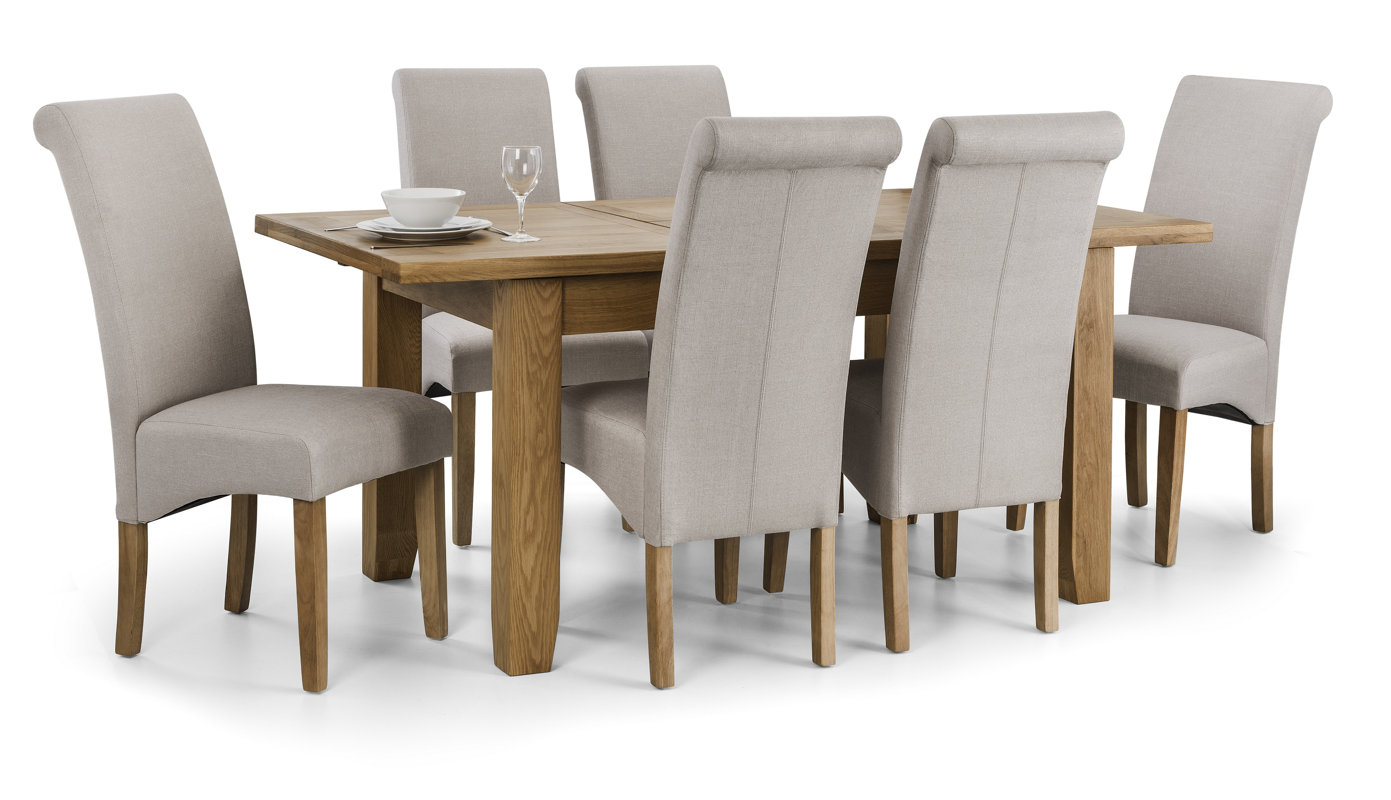 Three Posts Berwick Extendable Dining Table And 6 Chairs Reviews Three Posts Berwick Extendable Dining Table And 6 Chairs Reviews