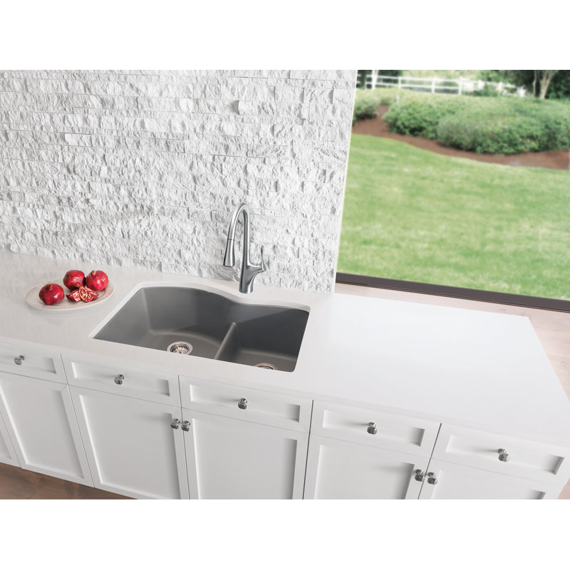 Blanco Diamond Blanco Silgranit 32 L X 21 W Double Basin Undermount Kitchen Sink Reviews Wayfair Read our reviews before you get one for your home today! diamond blanco silgranit 32 l x 21 w double basin undermount kitchen sink