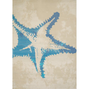 Island Breeze Sea Life Natural Area Rug