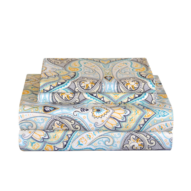 Charlton Home Mascolo 200 Thread Count 100 Cotton Peracle Sheet