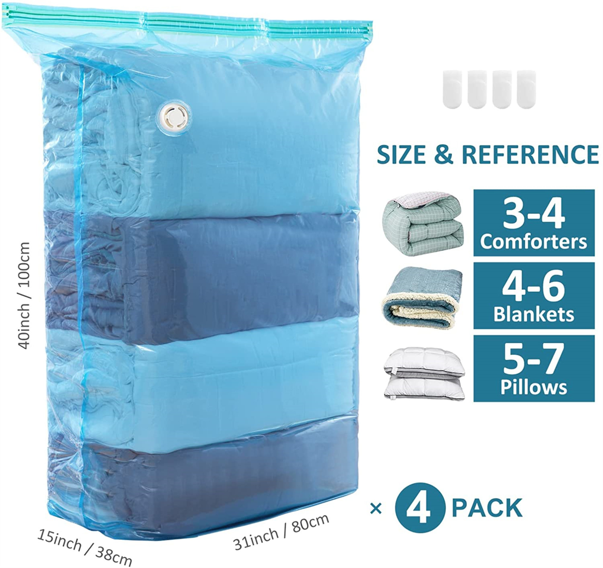seriously dispatch Marvel Rebrilliant Vacuum Storage Space Saver Bags Jumbo Cube 4 Pack, Extra Large Vacuum  Sealer Bags For Clothes, Beddings, Comforters, Quilts, Pillows, Plush Toys,  Compress By Sitting, Free Up 80% Space | Wayfair