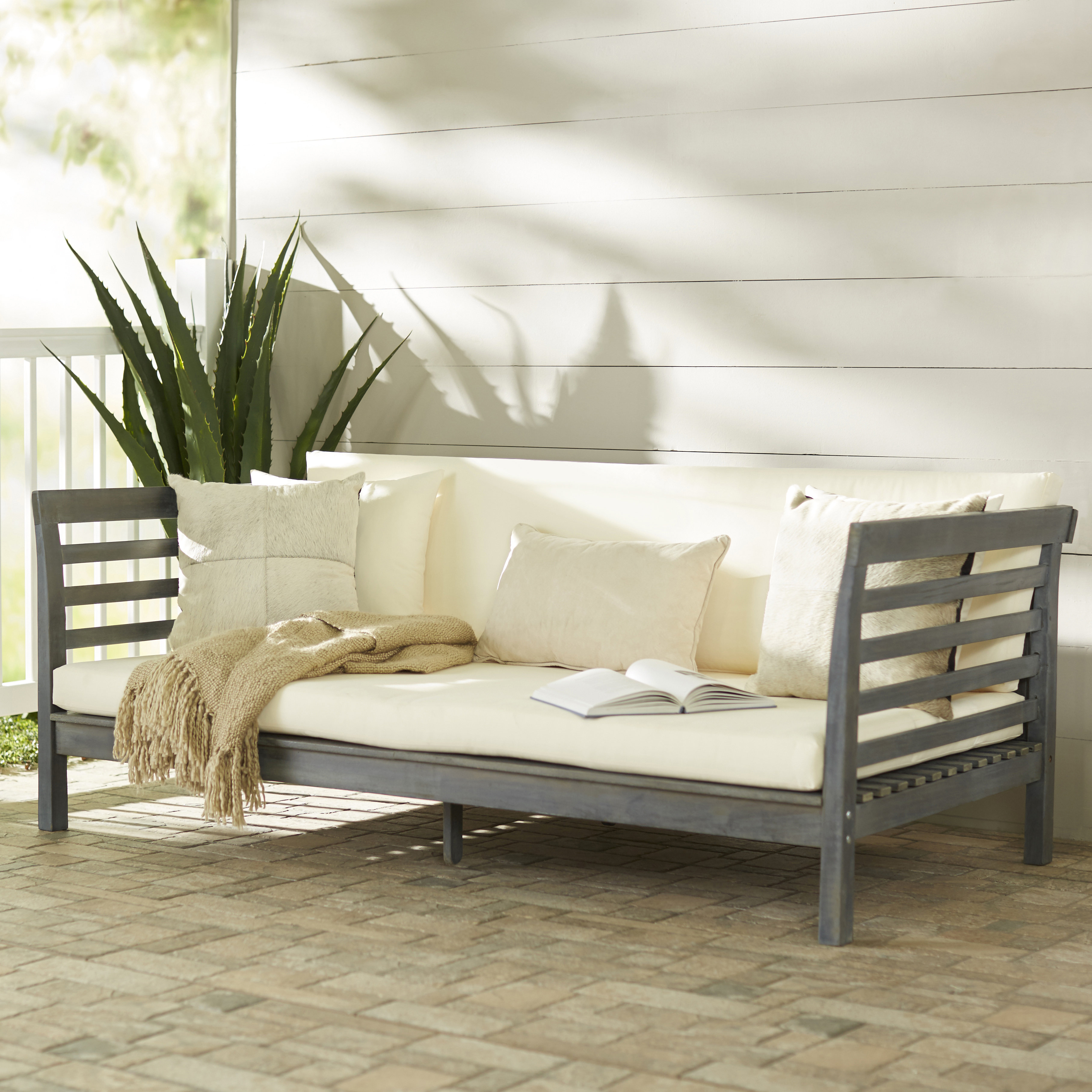 Bodine Patio Daybed With Cushions Reviews Joss Main