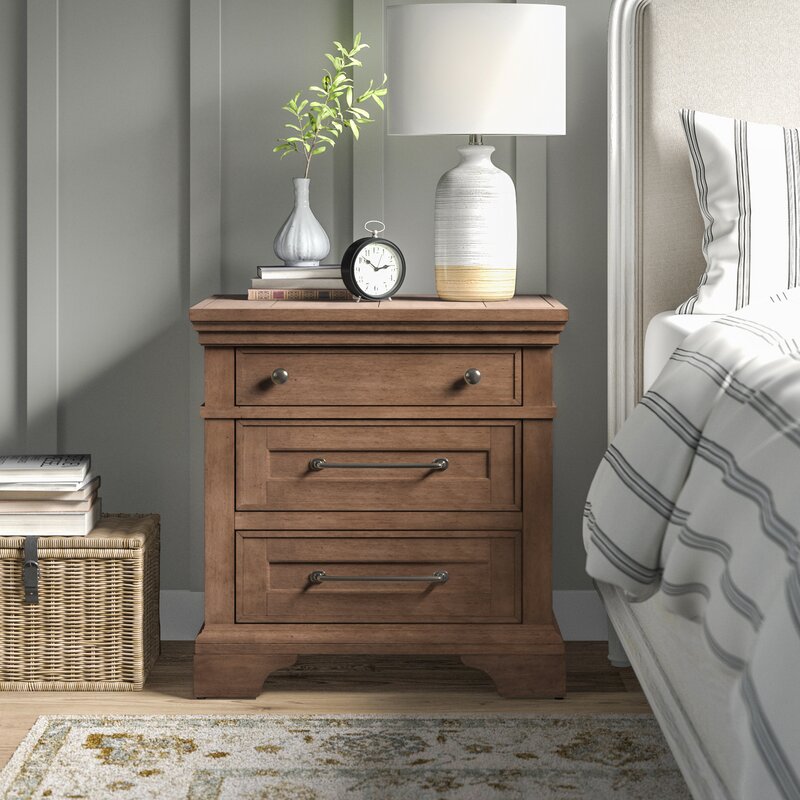 Trisha Yearwood Home September 3 Drawer Nightstand & Reviews | Birch Lane