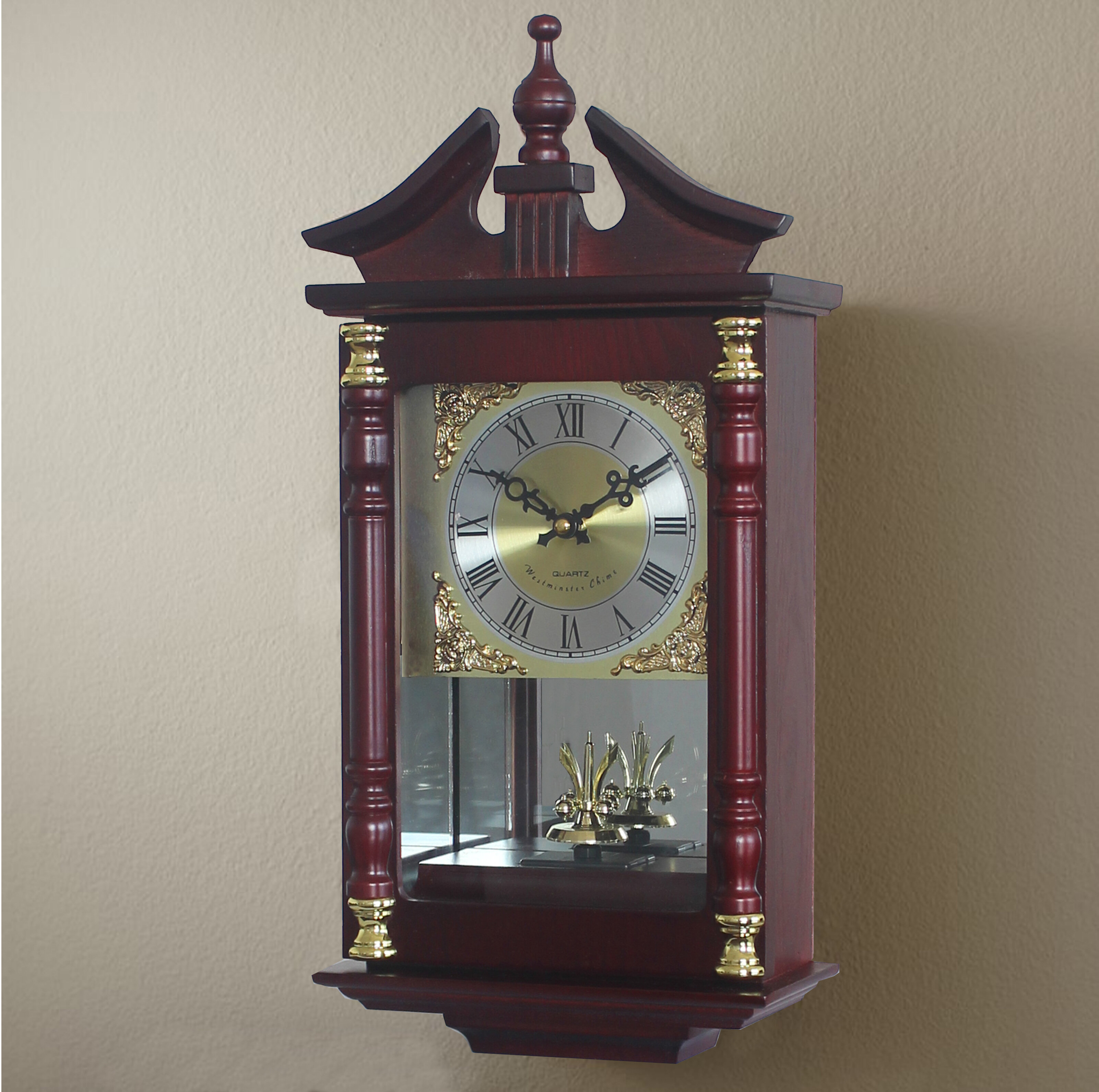 Astoria Grand Samara Wall Clock Reviews Wayfair