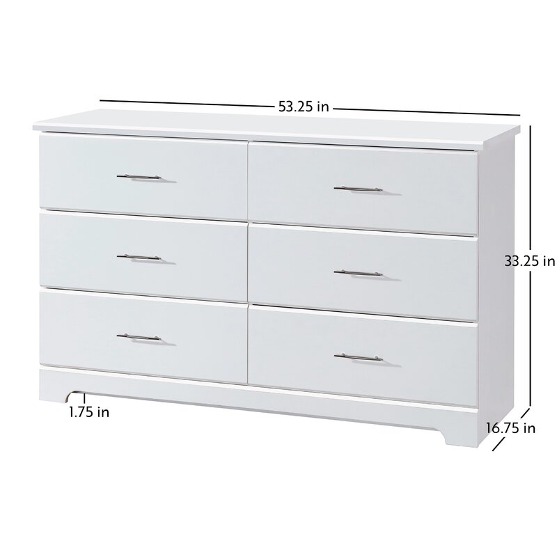 Storkcraft Brookside 6 Drawer Double Dresser Reviews Wayfair