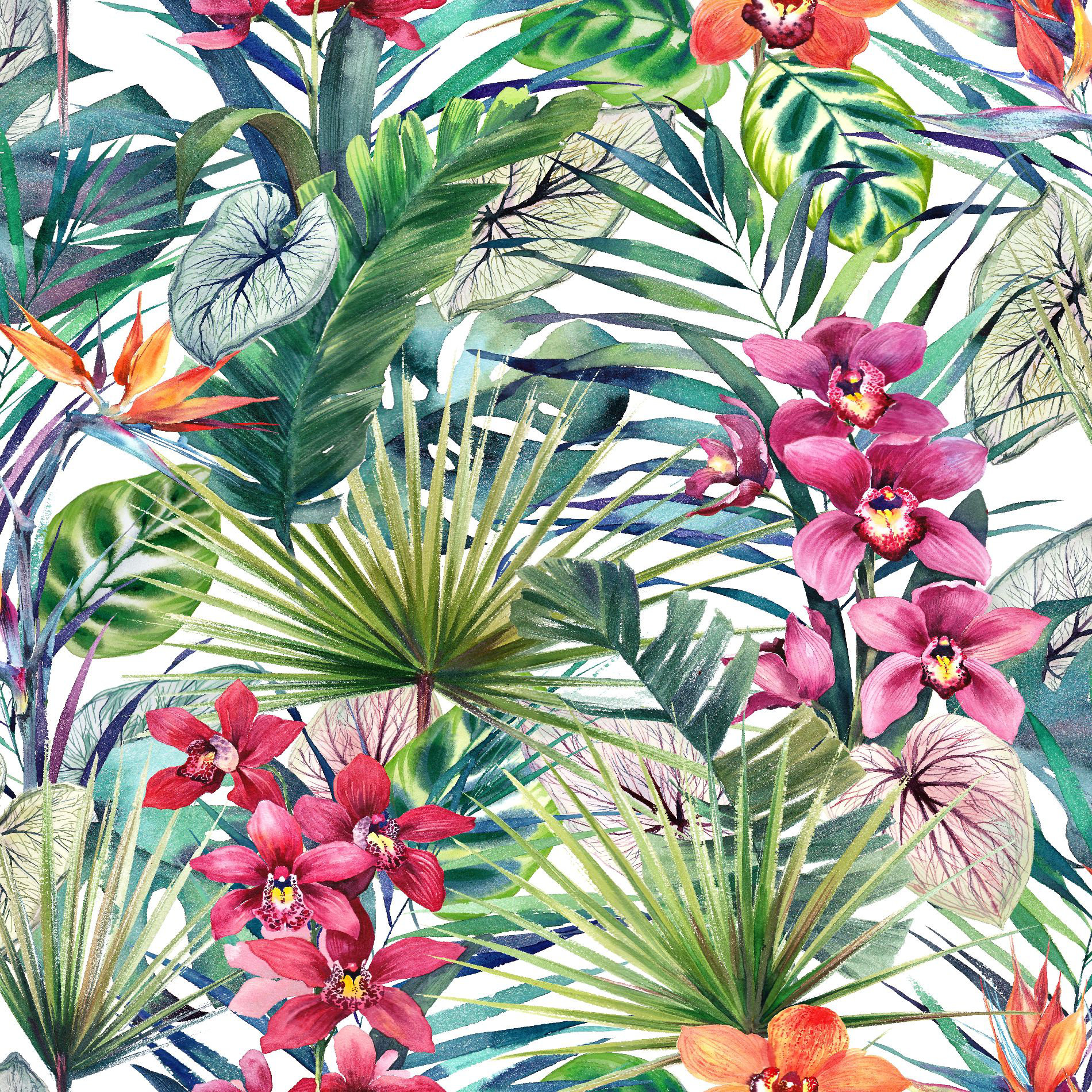 East Urban Home 10m X 52cm Aloha Tropical Wallpaper Roll Wayfaircouk