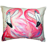Pink Flamingo Lumbar Pillow Wayfair Ca