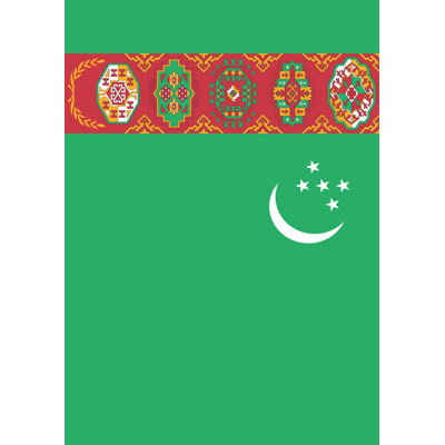 Turkmenistan Garden flag Toland Home Garden