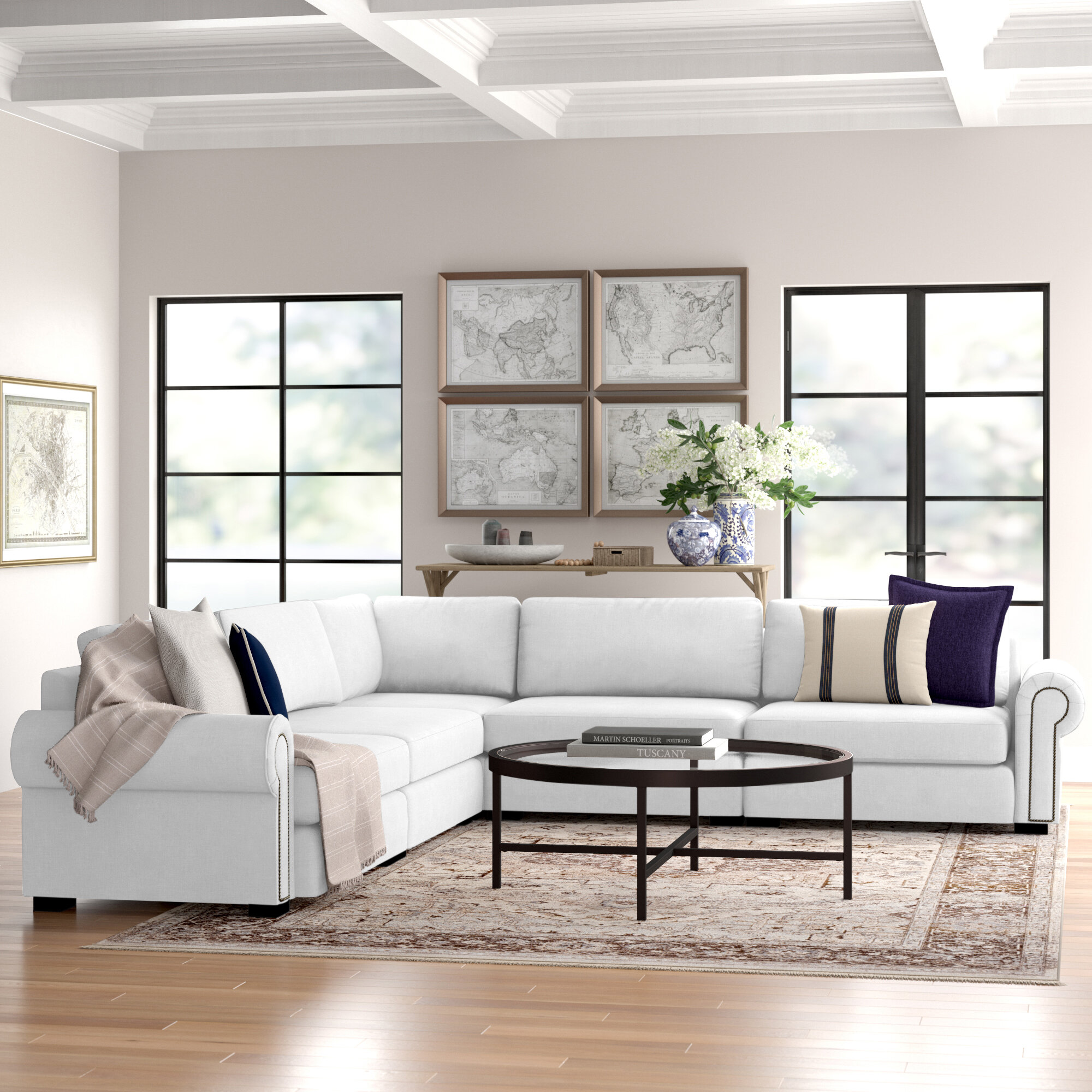 Three Posts™ Willia Upholstered Sectional | Wayfair