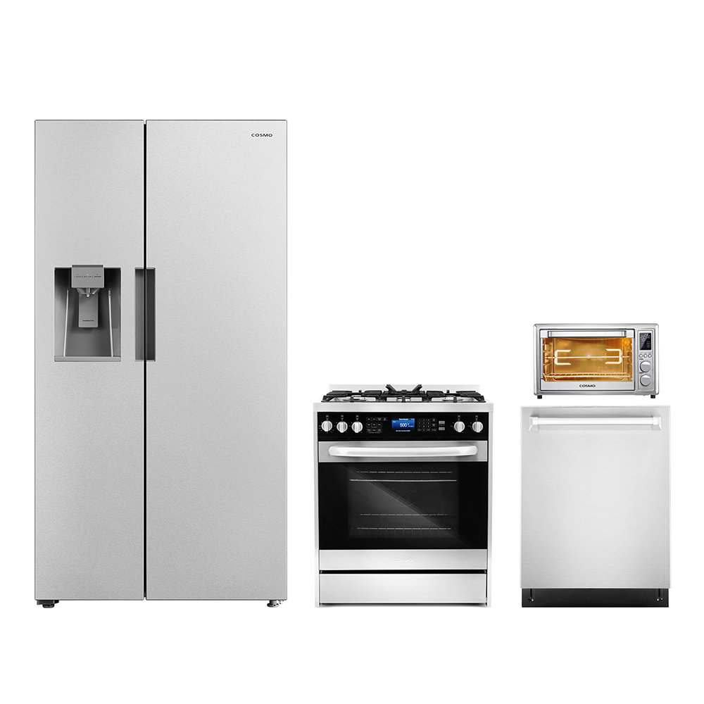 Cosmo 4 Piece Kitchen Appliance Package with 20" Electric Air Fryer