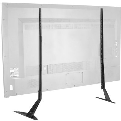 Black Fixed Desktop Mount for Greater than 50" Screens Holds up to 110 lbs Vivo