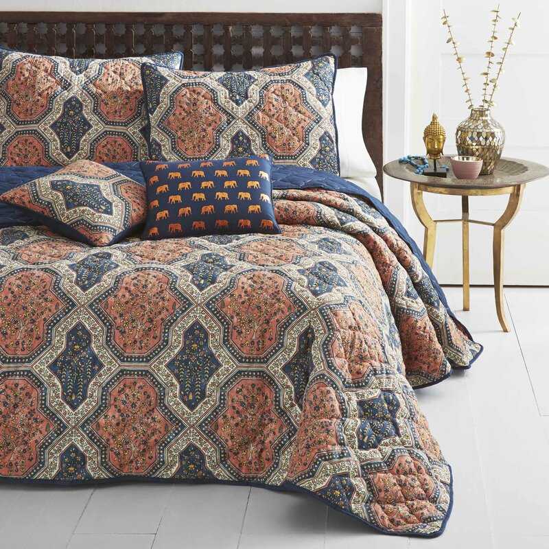 Bloomsbury Market Evony Reversible Duvet Cover Set Reviews Wayfair