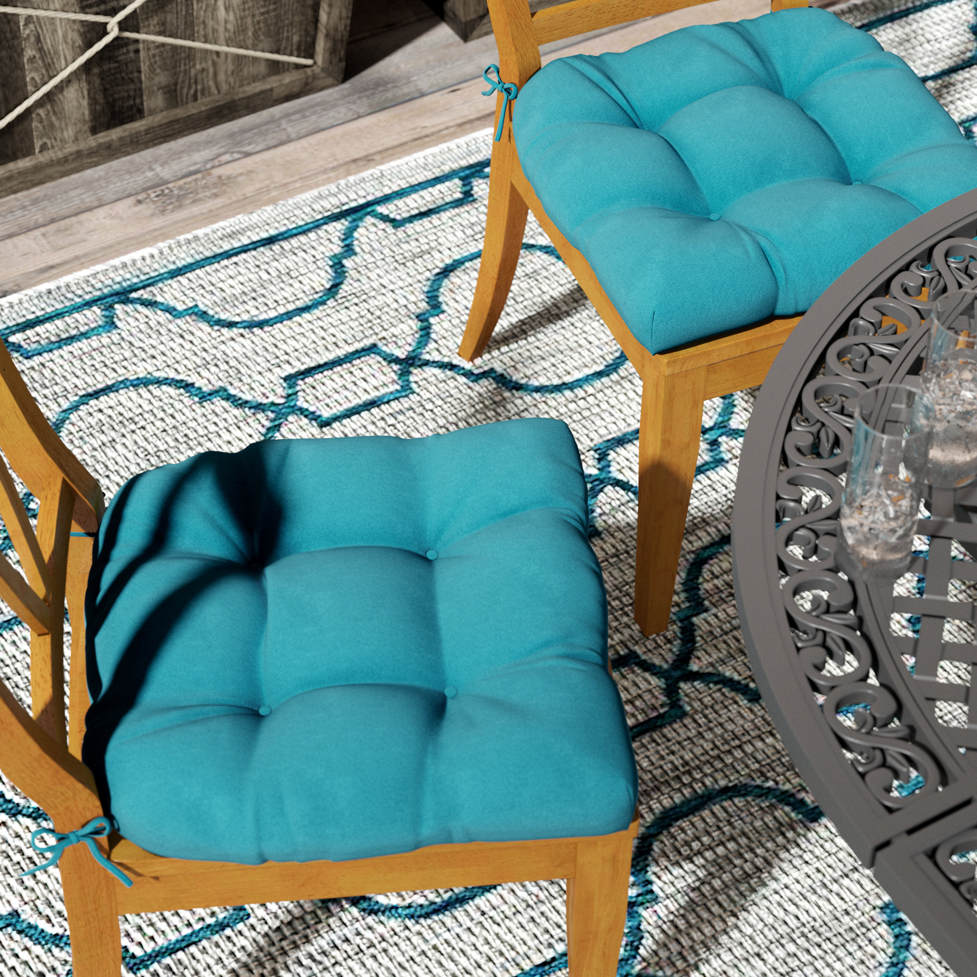 Three Posts Indoor Outdoor Adirondack Chair Cushion Reviews Wayfair