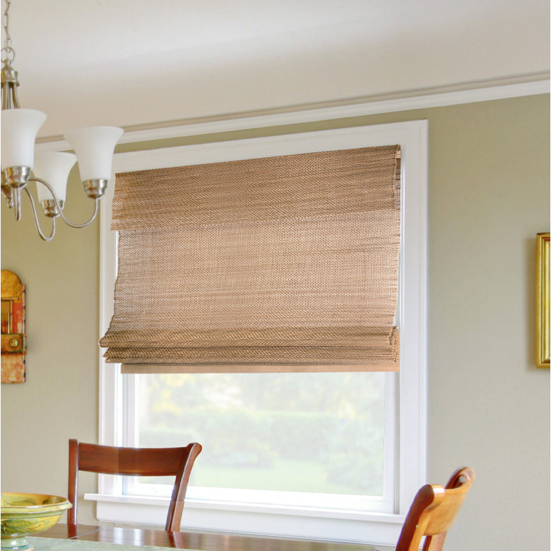 Bamboo Semi Sheer Acorn Roman Shade Reviews Joss Main