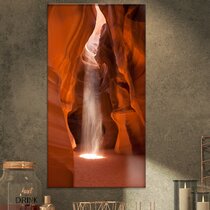 Colourful Arizona Landscape Premium Photographic Canvas Art Print Magical Lower Antelope Canyon by Nanouk el Gamal
