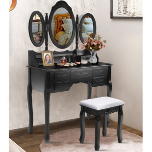 Go to store & view more images Courtney Vanity Set with Mirror by Astoria Grand