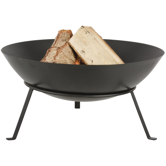 Millwood Pines Hullinger Steel Wood Burning Fire Pit Wayfair Ca