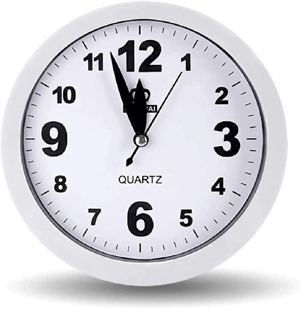 Silent Non-Ticking Quartz Kid Wall Clock Decorative Indoor Quartz Analogue Clock 