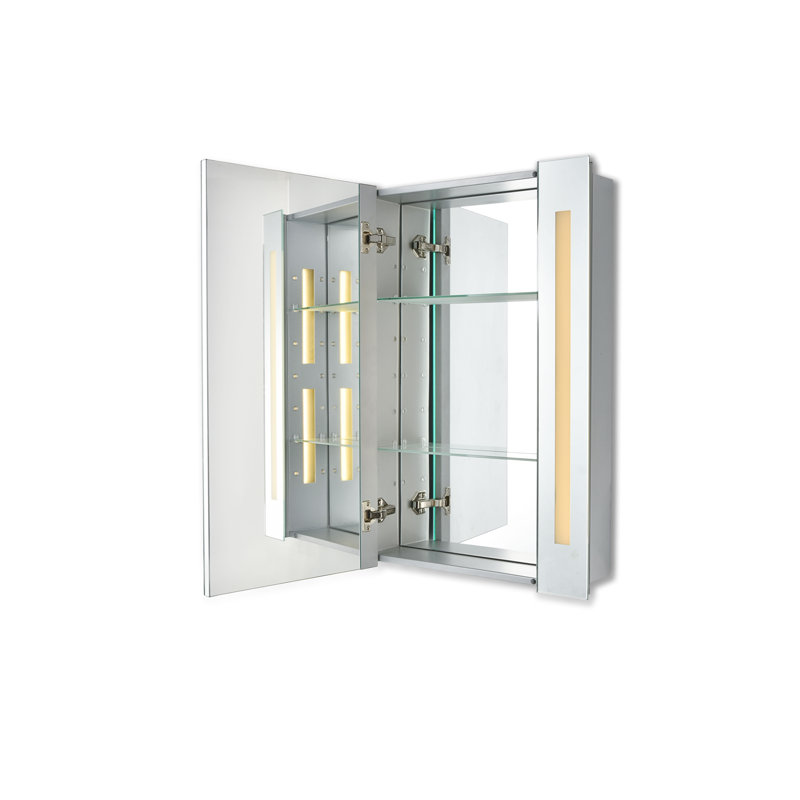 Orren Ellis Corby Surface Mount Frameless 1 Door Medicine Cabinet