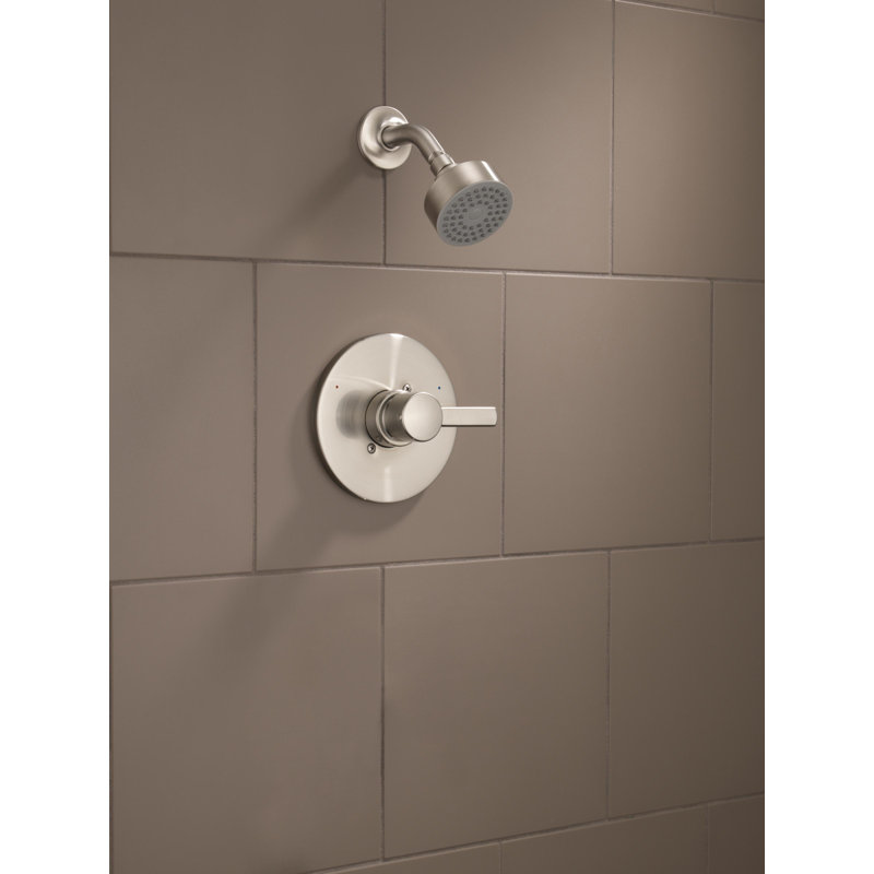 Peerless Faucets Apex Thermostatic Shower Trim Kit With Single Lever Handle Reviews Wayfair