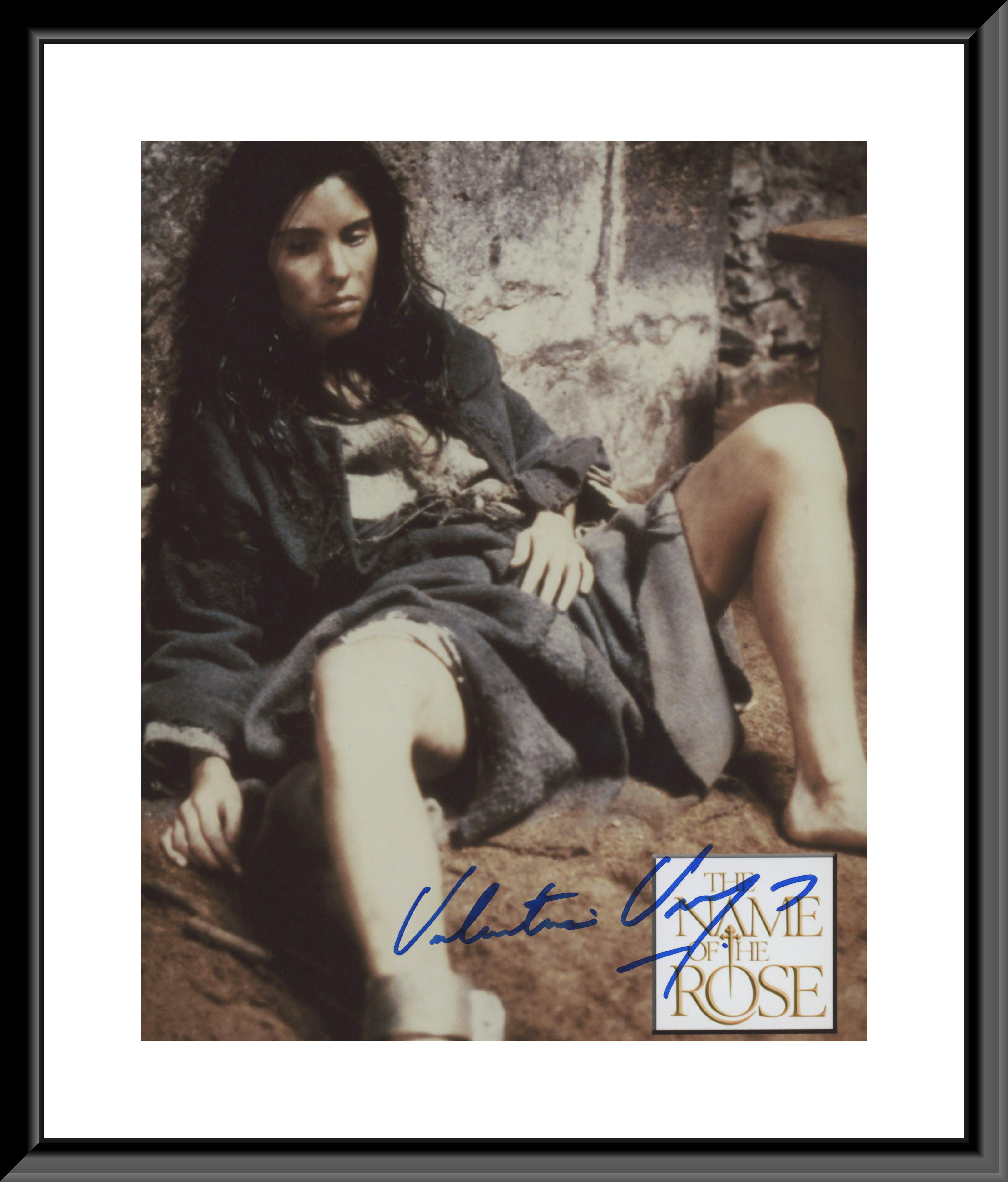 Dream On Ventures The Name Of The Rose Valentina Vargas Signed Movie Photo By Valentina Vargas