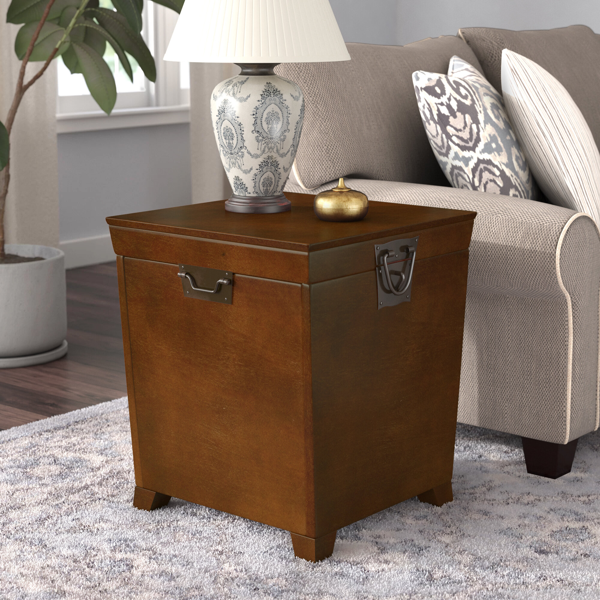 lamp tables with storage