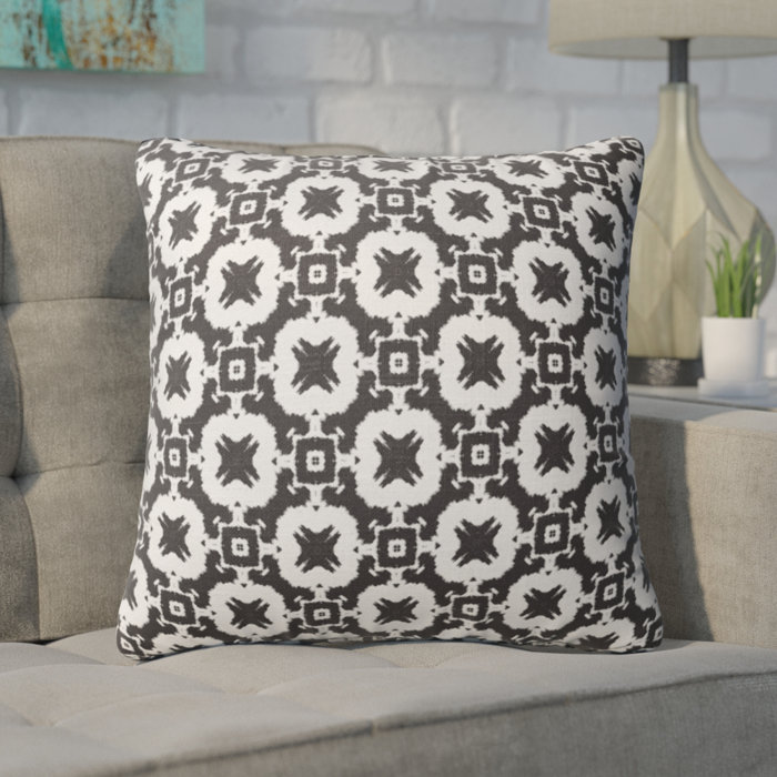 Ivy Bronx Mcgrath Cotton Geometric Throw Pillow Wayfair