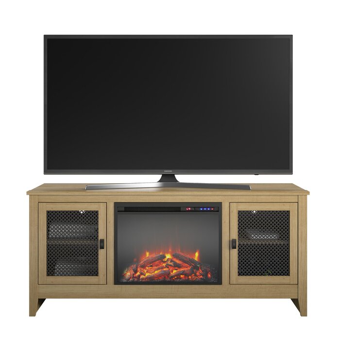 Gracie Oaks Oxon Hill TV Stand for TVs up to 65" with ...